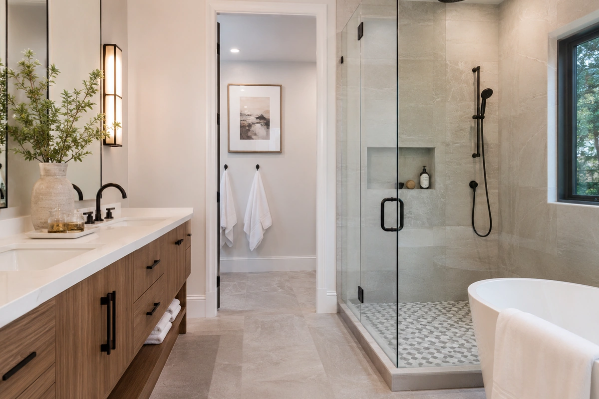 Hall bath